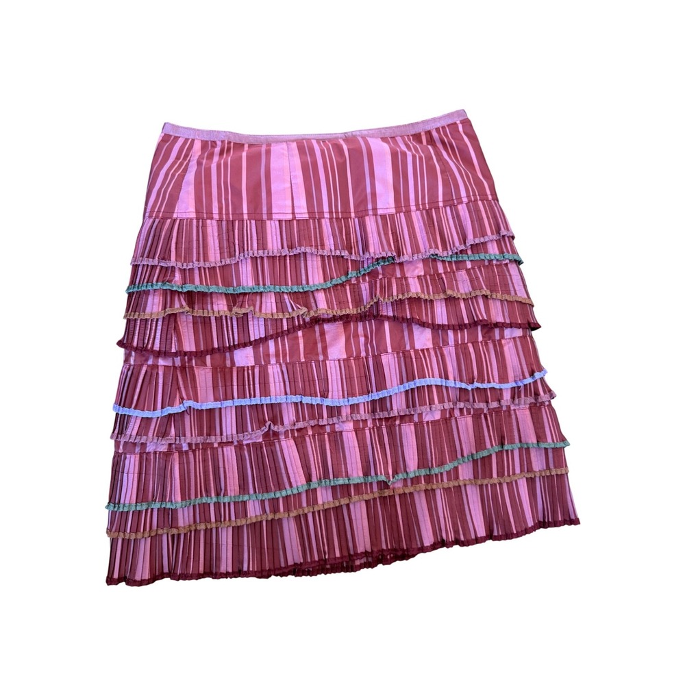 Cynthia Steffe Ruffled Skirt Colorful prep girly boho